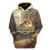 Gearhuman 3D Fatherhood Like A Walk In A Park Custom Hoodie Apparel GW05054 3D Custom Fleece Hoodies Hoodie S