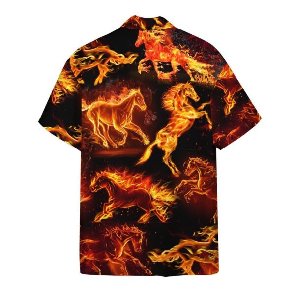 Gearhuman 3D Fire Horse Hawaii Shirt ZZ2605217 Hawai Shirt