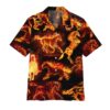 Gearhuman 3D Fire Horse Hawaii Shirt ZZ2605217 Hawai Shirt Short Sleeve Shirt S