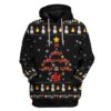 Gearhuman 3D Firefighter Truck Tree Ugly Christmas Sweater Custom Hoodie Apparel GV071014 3D Apparel Hoodie S