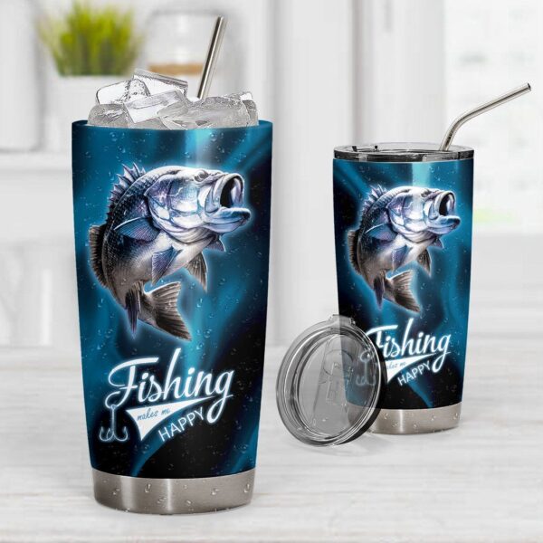 Gearhuman 3D Fishing Custom Design Vacuum Insulated Tumbler GB051114 Tumbler 