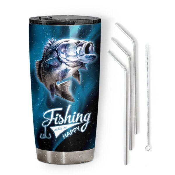 Gearhuman 3D Fishing Custom Design Vacuum Insulated Tumbler GB051114 Tumbler 