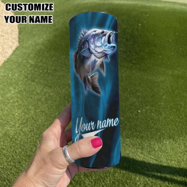 Gearhuman 3D Fishing Custom Name Design Vacuum Insulated Tumbler GV061118 Tumbler 