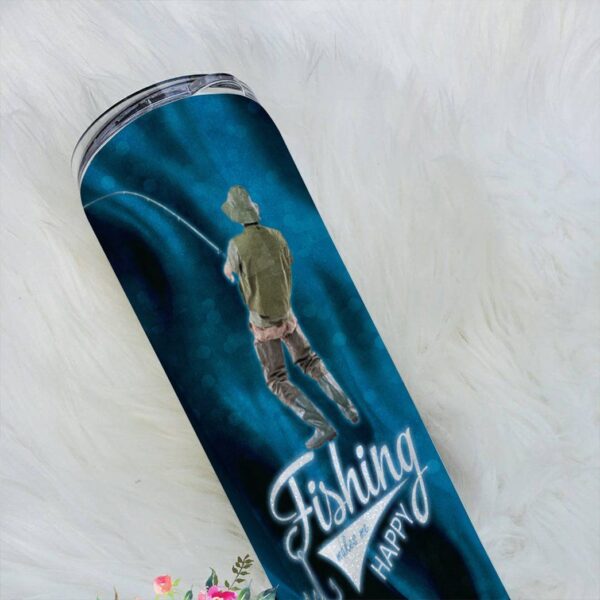 Gearhuman 3D Fishing Custom Name Design Vacuum Insulated Tumbler GV061118 Tumbler 