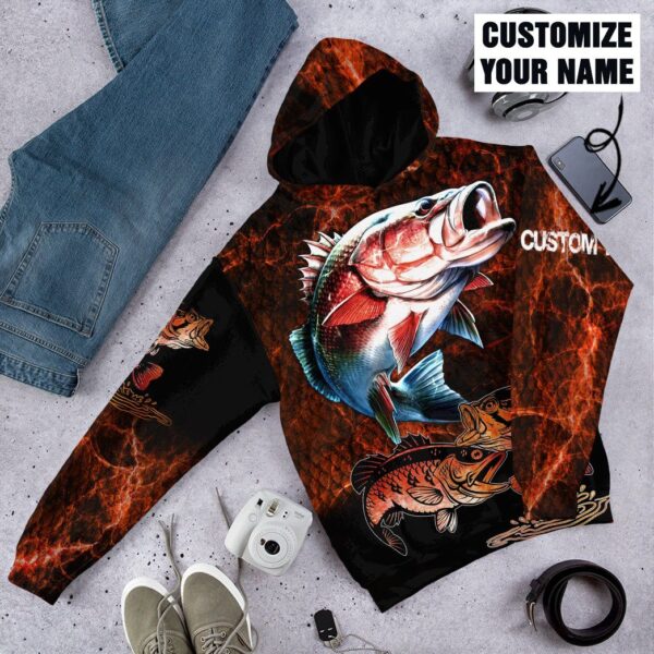 Gearhuman 3D Fishing Custom Name Tshirt Hoodie Apparel GB19017 3D Apparel