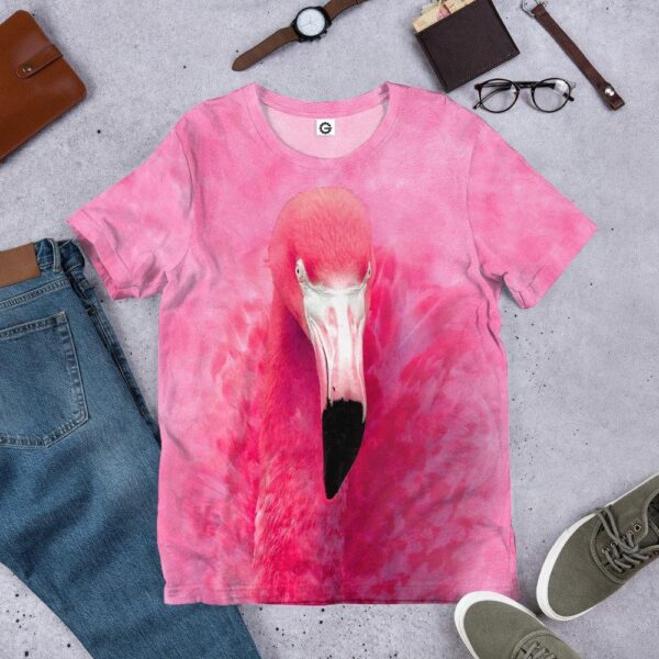 Gearhuman 3D Flamingo Front And Back Tshirt Hoodie Apparel GV08039 3D Apparel