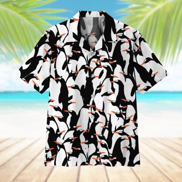 Gearhuman 3D Flying Penguins Hawaii Shirt ZK1406215 Hawai Shirt 