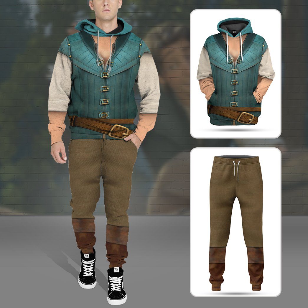 Gearhuman 3D Flyn Rider Prince Rapunzel Custom Sweatpants Apparel GK30127 Sweatpants