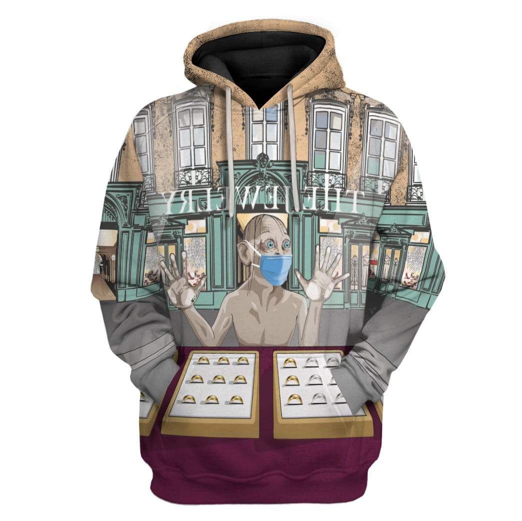 Gearhuman 3D Found The Rings Custom Hoodies Apparel GA19028 3D Custom Fleece Hoodies Hoodie S