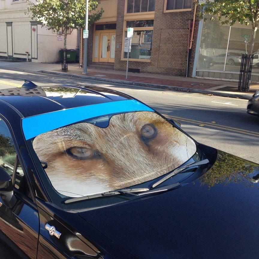 Gearhuman 3D Fox Eyes Sunshade ZK0707214 Auto Sunshade