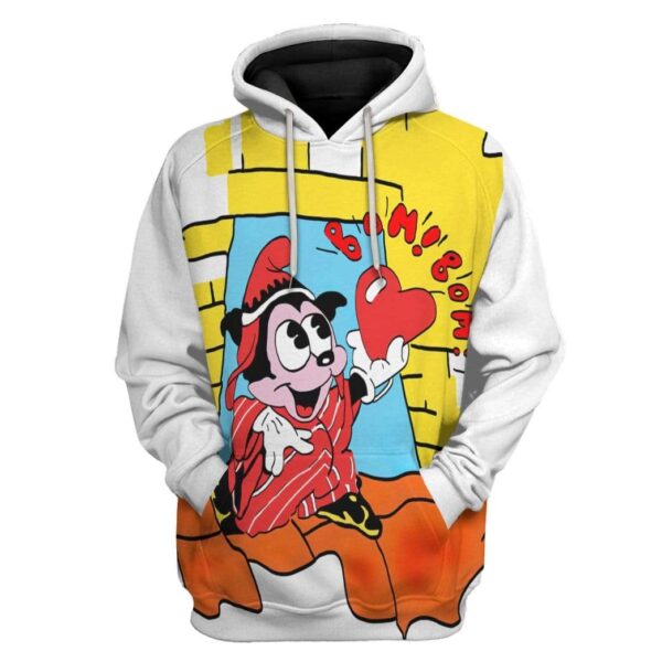 Gearhuman 3D Freddie Mercury Betty Boop Wembley Custom Hoodie Apprel GN20088 3D Custom Fleece Hoodies Hoodie S 