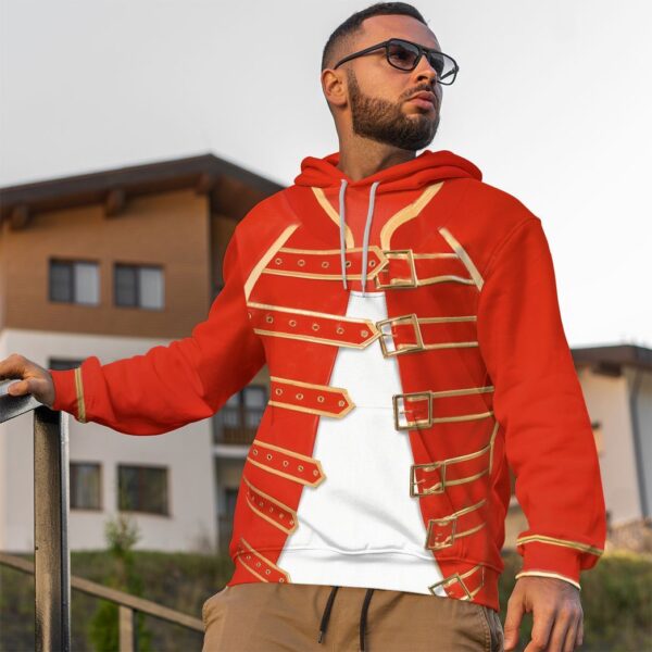 Gearhuman 3D Freddie Mercury Costume Custom Hoodie Apparel CW21125 3D Apparel