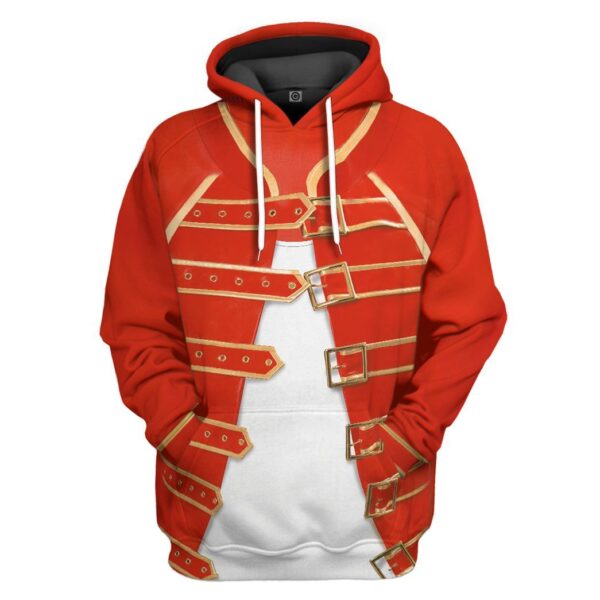 Gearhuman 3D Freddie Mercury Costume Custom Hoodie Apparel CW21125 3D Apparel Hoodie S