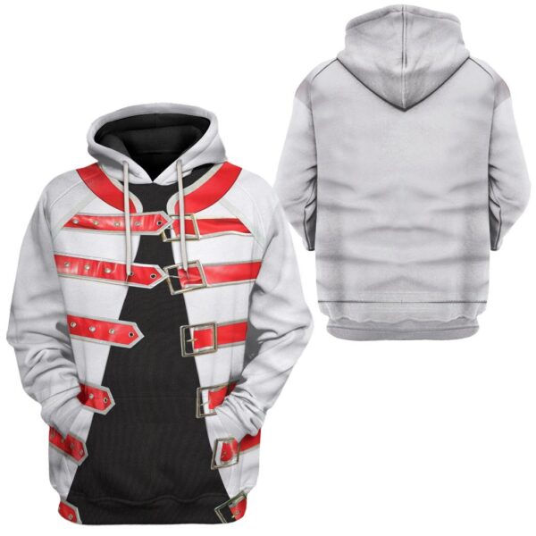 Gearhuman 3D Freddie Mercury Costume Custom Hoodie Apparel GW120820 3D Custom Fleece Hoodies 