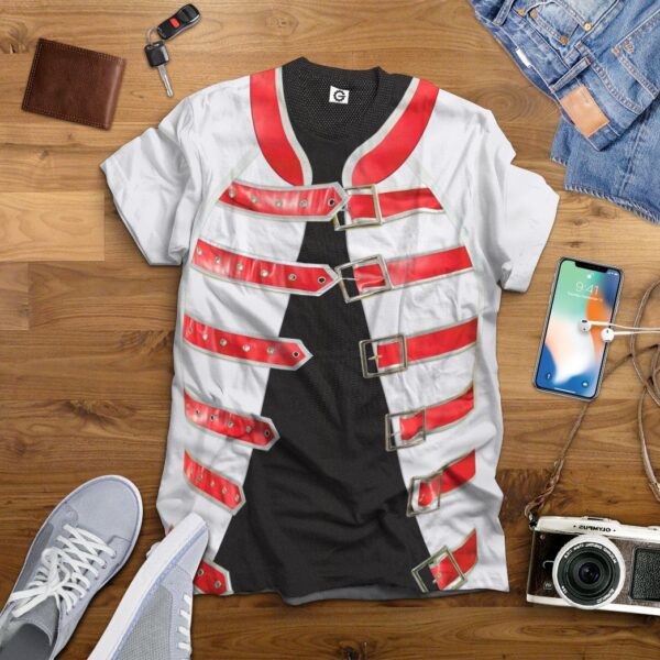 Gearhuman 3D Freddie Mercury Costume Custom Tshirt Apparel GW120820 3D T-shirt 