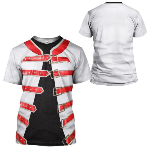 Gearhuman 3D Freddie Mercury Costume Custom Tshirt Apparel GW120820 3D T-shirt 