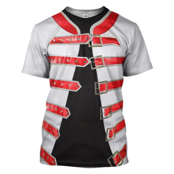 Gearhuman 3D Freddie Mercury Costume Custom Tshirt Apparel GW120820 3D T-shirt T-Shirt S 