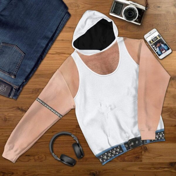 Gearhuman 3D Freddie Mercury Custom Hoodie Apparel GW13086 3D Custom Fleece Hoodies 