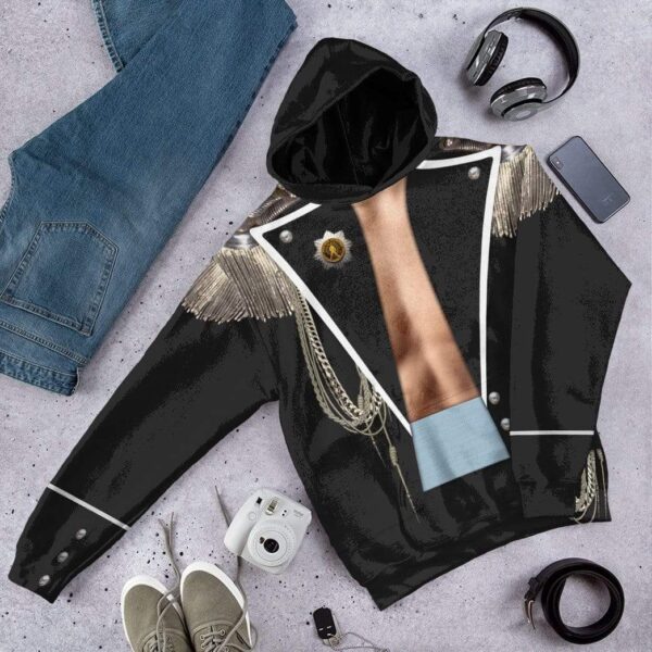 Gearhuman 3D Freddie Mercury Custom Hoodie Apparel GW13087 3D Custom Fleece Hoodies