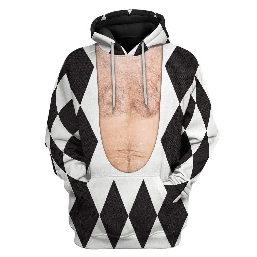 Gearhuman 3D Freddie Mercury Harlequin Custom Hoodie Apparel GN17086 3D Custom Fleece Hoodies Hoodie S