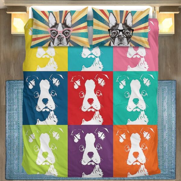 Gearhuman 3D French Bulldog Pop Art Custom Bedding Set GW17093 Bedding Set Twin 3PCS 