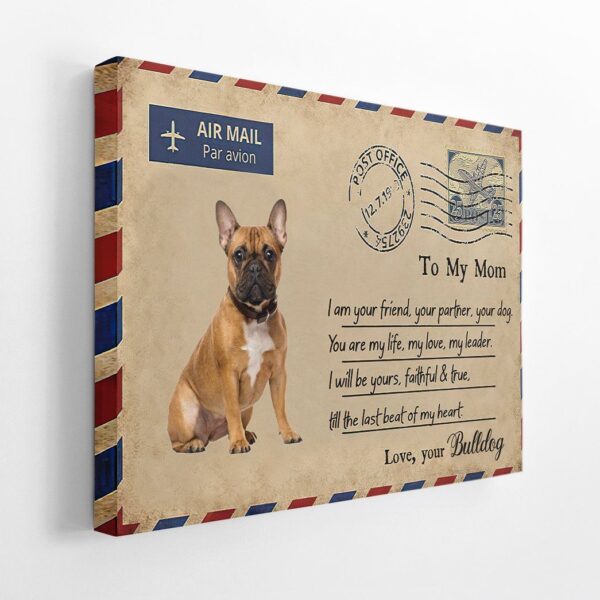 Gearhuman 3D French Bulldog You Are My Life Canvas GK18027 Canvas
