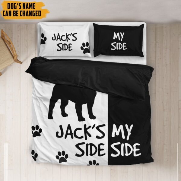 Gearhuman 3D French Bulldogs Side My Side Custom Name Bedding Set GW11035 Bedding Set