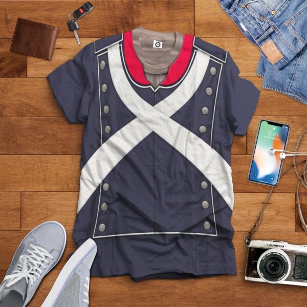 Gearhuman 3D French Light Infantry Custom Tshirt Apparel GV190818 3D T-shirt 