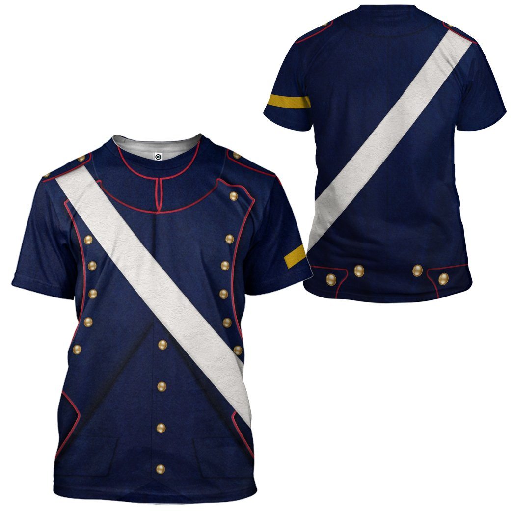 Gearhuman 3D French Line Artillery 1806 Custom Tshirt Apparel GV190819 3D T-shirt