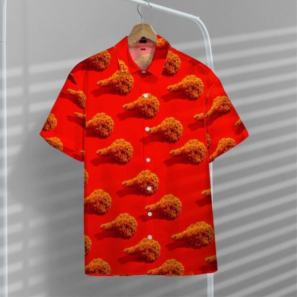 Gearhuman 3D Fried Chicken Hawaii Shirt ZK0806213 Hawai Shirt 