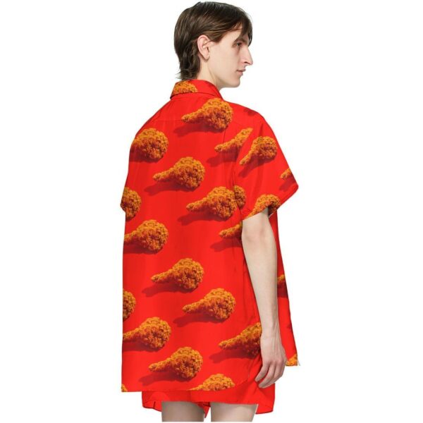 Gearhuman 3D Fried Chicken Hawaii Shirt ZK0806213 Hawai Shirt 
