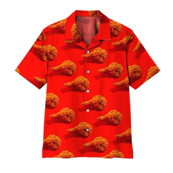 Gearhuman 3D Fried Chicken Hawaii Shirt ZK0806213 Hawai Shirt Short Sleeve Shirt S 