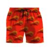 Gearhuman 3D Fried Chicken Shorts ZK0806214 Men Shorts Beach Shorts S