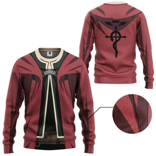 Gearhuman 3D Fullmetal Alchemist Edward Elric Custom Tshirt Hoodie Apparel GW28014 3D Apparel