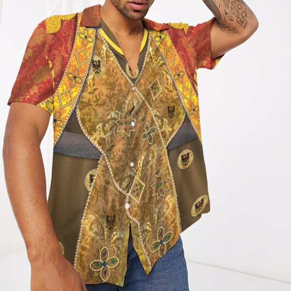 Gearhuman 3D Fullprint Charlemagne Custom Short Sleeve Shirt GV171125 Short Sleeve Shirt 