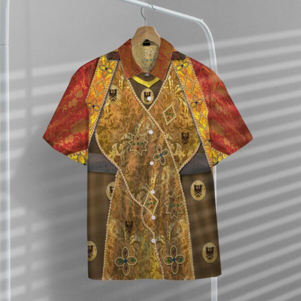 Gearhuman 3D Fullprint Charlemagne Custom Short Sleeve Shirt GV171125 Short Sleeve Shirt 