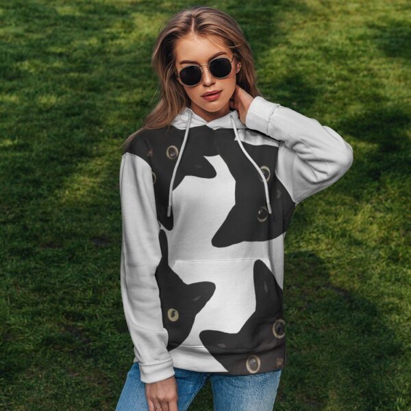 Gearhuman 3D Funny Stealthy Black Cat Custom Shirt GR21129 3D Apparel 