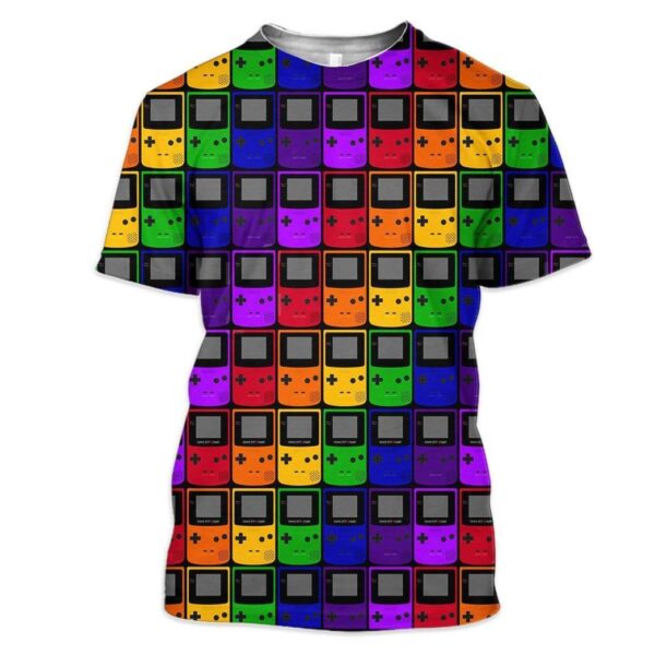 Gearhuman 3D Game Boy Console Custom T-Shirts Hoodies Apparel HD-DT1102205 3D Custom Fleece Hoodies T-Shirt S 