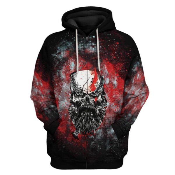 Gearhuman 3D Game Over War Custom Fleece Hoodie Apparel GA20032 3D Custom Fleece Hoodies Zip Hoodie S
