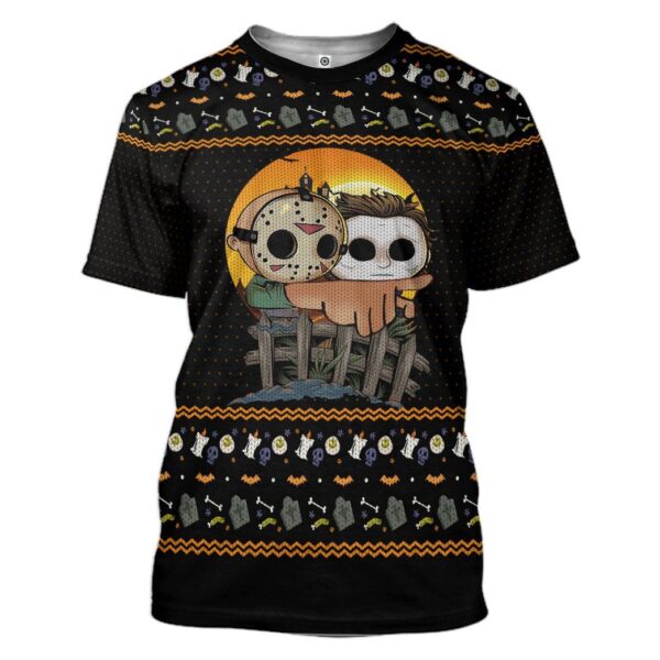 Gearhuman 3D Gearhuman 3D Trick Or Treat Custom Tshirt Apparel GV210910 3D T-shirt T-Shirt S 