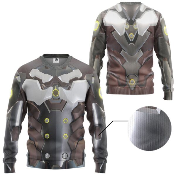 Gearhuman 3D Genji Overwatch Custom Tshirt Hoodie Appreal GK151213 3D Apparel 