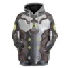 Gearhuman 3D Genji Overwatch Custom Tshirt Hoodie Appreal GK151213 3D Apparel Hoodie S