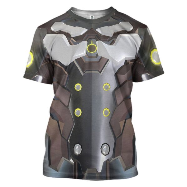 Gearhuman 3D Genji Overwatch Custom Tshirt Hoodie Appreal GK151213 3D Apparel T-Shirt S 