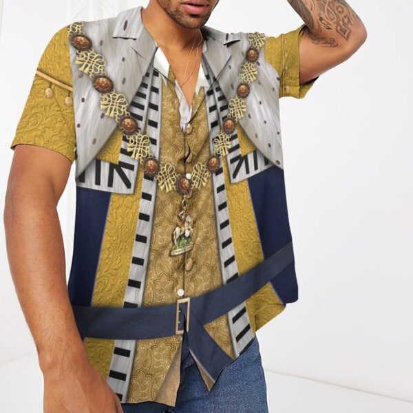 Gearhuman 3D George III Custom Short Sleeve Shirt GV171113 Short Sleeve Shirt 