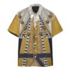 Gearhuman 3D George III Custom Short Sleeve Shirt GV171113 Short Sleeve Shirt Short Sleeve Shirt S