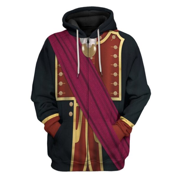 Gearhuman 3D George Washington Ancient Costume Custom Hoodie Apparel GV09091 3D Custom Fleece Hoodies Zip Hoodie S