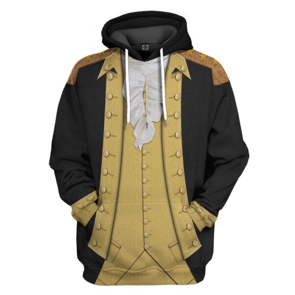 Gearhuman 3D George Washington Custom Ugly Hoodie GV13101 3D Apparel Hoodie S 