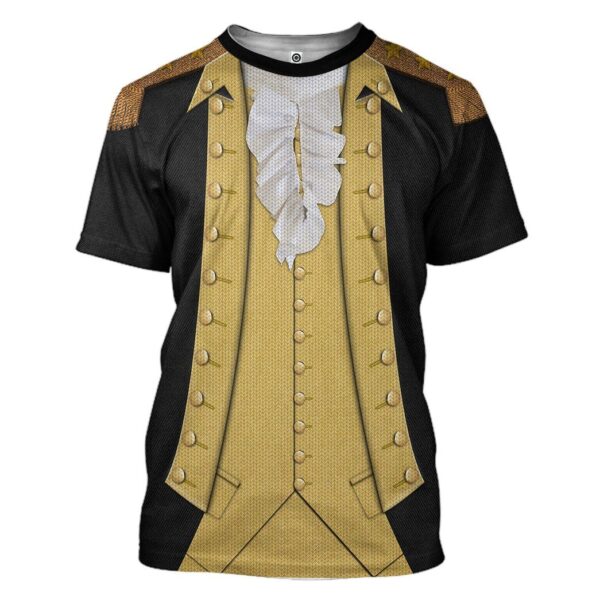 Gearhuman 3D George Washington Custom Ugly Tshirt GV13101 3D T-shirt T-Shirt S 