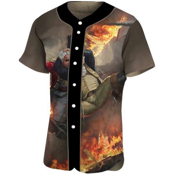 Gearhuman 3D George Washington Stunner Custom Jersey Shirt GW0107217 Jersey Shirt