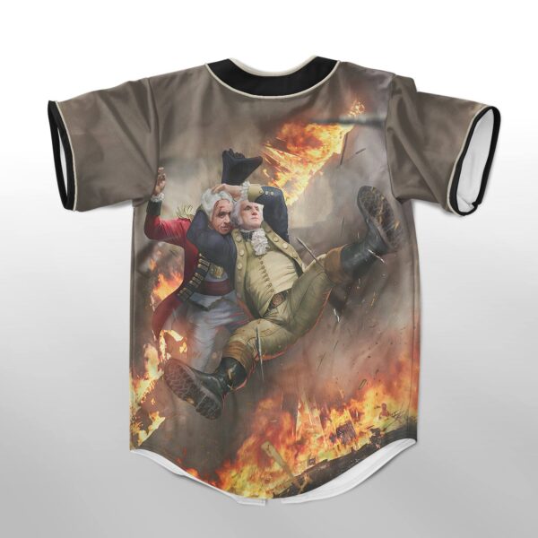 Gearhuman 3D George Washington Stunner Custom Jersey Shirt GW0107217 Jersey Shirt